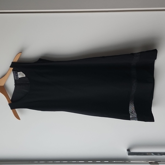 Vintage Versus Versace Mesh Hem Viscose Cocktail Shift Dress - Picture 1 of 6
